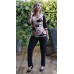 044965 Blusa Ramany Manga 3/4 Estampada